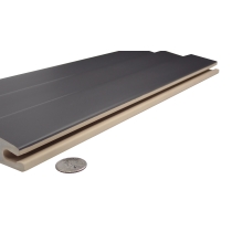 RADIANT - 6X16 WAVE, BLACK, MATTE